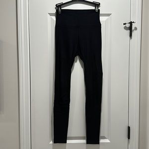 Orvis black sweatshirt fleece-lined leggings